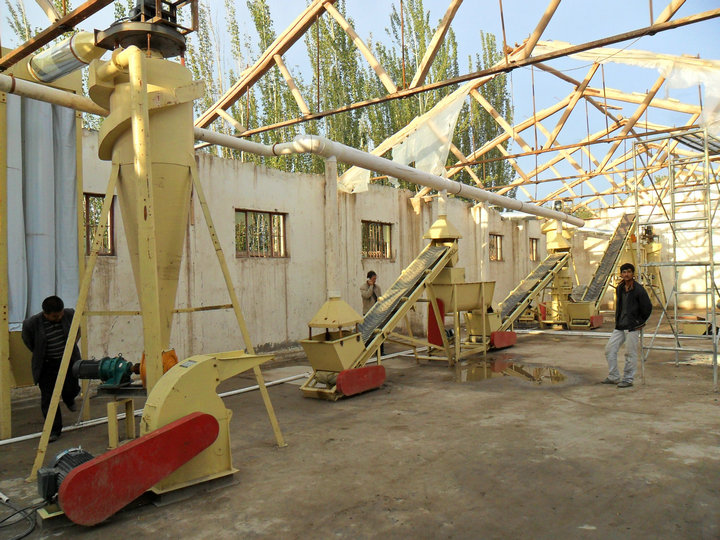 0.8-1T/H WOOD PELLET PLANT